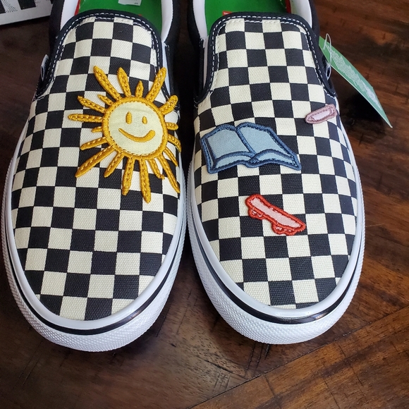 Vans Skate Slip-On Skateistan Checkerboard Men Size 12 - Picture 8 of 12